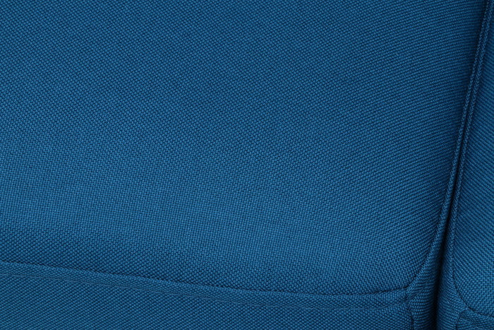 【大型配送】ヘッド付 カウチソファ L 701 ブルー 1850×780×800 fj-73031の画像