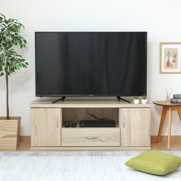 ラルゴ ワイドローボード テレビ台 テレビボード リビングボード オーク 1245LB オーク 幅1180×奥行415×高さ450mm fj-73405の画像