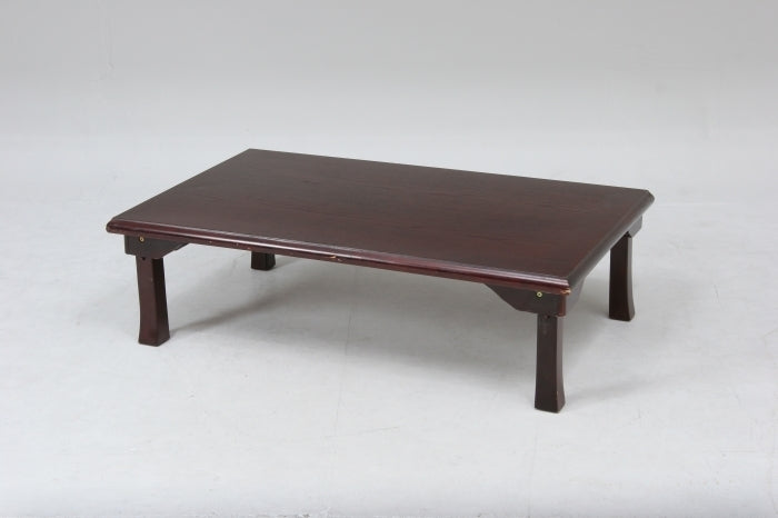 折脚和風座卓 額縁・W120 TLM-12075紫檀色 fj-73458の画像