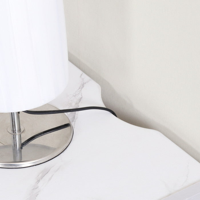 左右組み換えコーナー デスク ルカ ストーン 大理石 幅1100×奥行580×高さ720mm fj-73616の画像