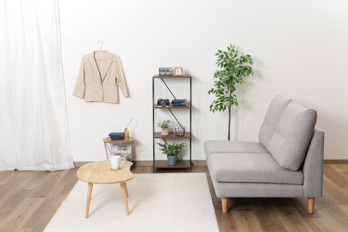 EZBO ワイヤーラック 4段 40幅 MBR ミドルブラウン 420×310×1039 fj-77542の画像