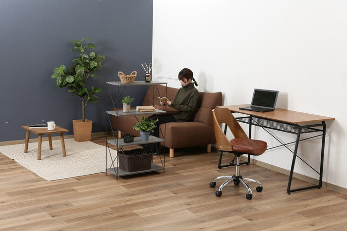 EZBO ワイヤーラック 4段 60幅 GY グレー 620×310×1039 fj-77553の画像