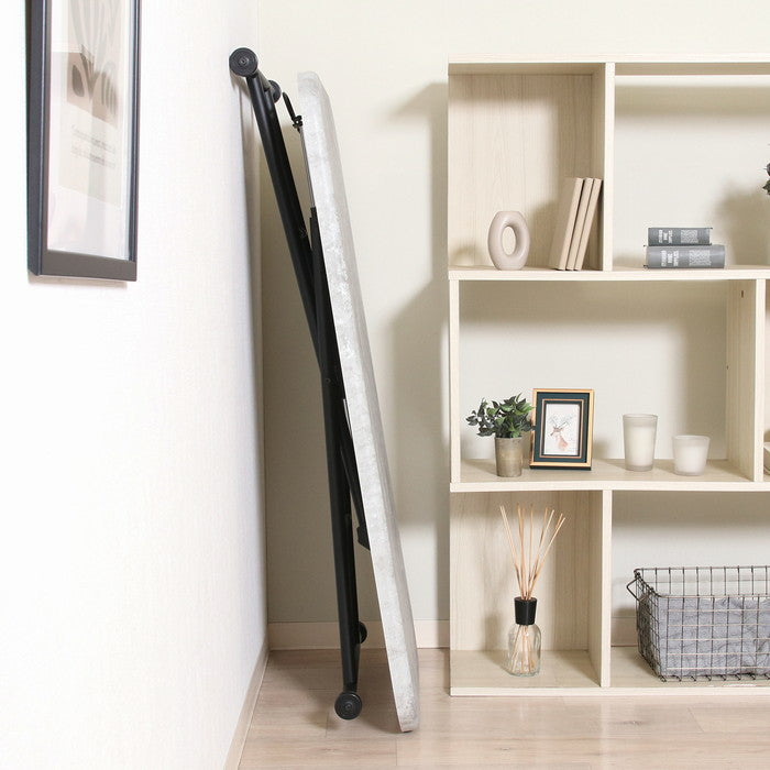 ガス昇降フリーテーブル ワイド コンクリート FB-HK-5011-56 コンクリート 幅1200×奥行600×高さ120?700mm fj-79504の画像