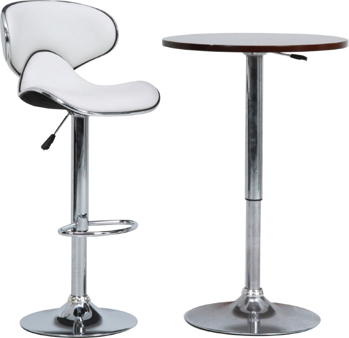 カウンターチェア シェル WH ホワイト fj-80915の画像