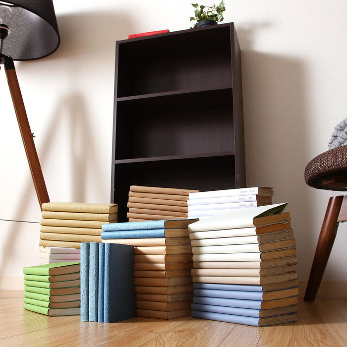 BDラック BOOK&DVD ブラウン HP9418BR ダークブラウン 418×185×890 fj-81398の画像