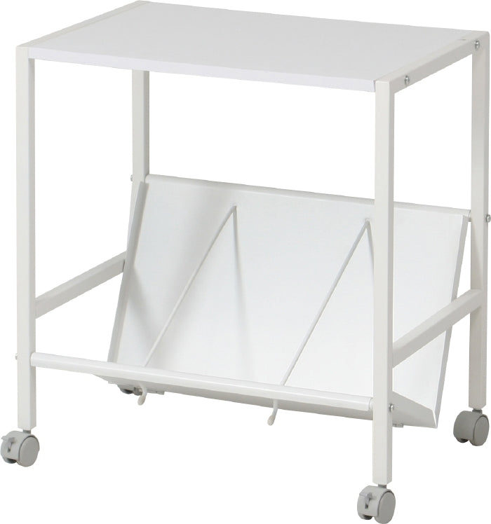 ファイルワゴン 1段 ホワイト fj-83984の画像