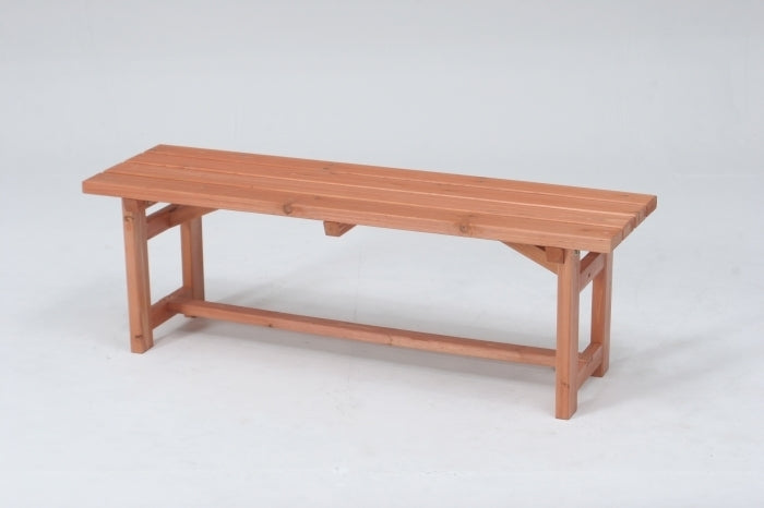 木製ベンチ120 fj-83996の画像