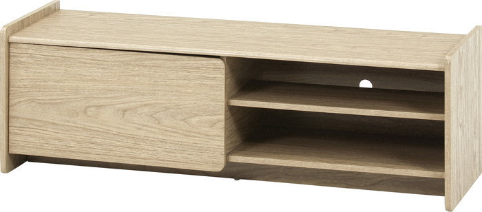 ヘーゼル テレビ台 TV台 テレビボード 120幅 ホワイトオーク ELV91 007TV11 ホワイトオーク 幅1200×奥行395×高さ395mm fj-86943の画像