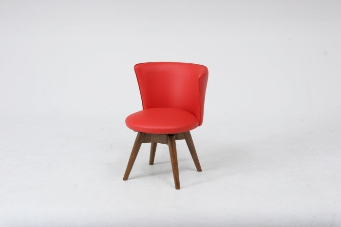 ダイニング チェアー クラム ウエンジ/レッド レッド fj-88936の画像