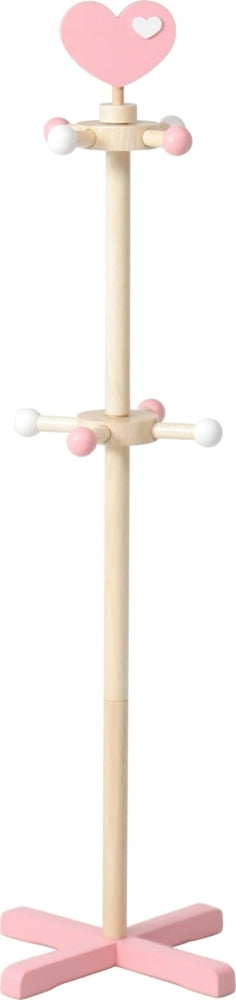 キッズポールハンガー ハート ピンク fj-91799の画像