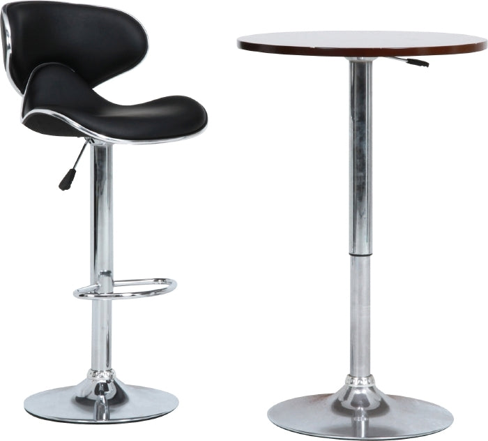 カウンターチェア シェル BK ブラック fj-93290の画像