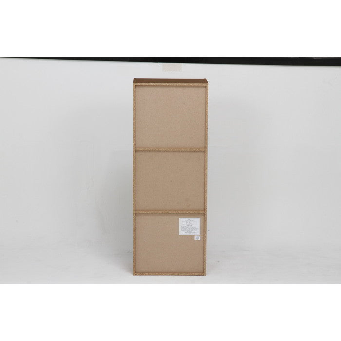 カラーボックス 3段 A4対応 ナチュラル HP943 A4 NA fj-96569の画像