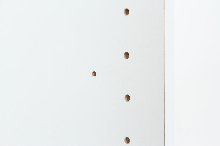 カラーボックス 可動棚3段 WH ホワイト fj-96601の画像