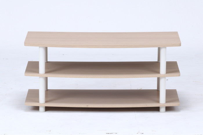 テレビ台 テレビボード ローボード TVボード TV台 TVラック 90 ホワイトウォッシュ 1290404 fj-97530の画像