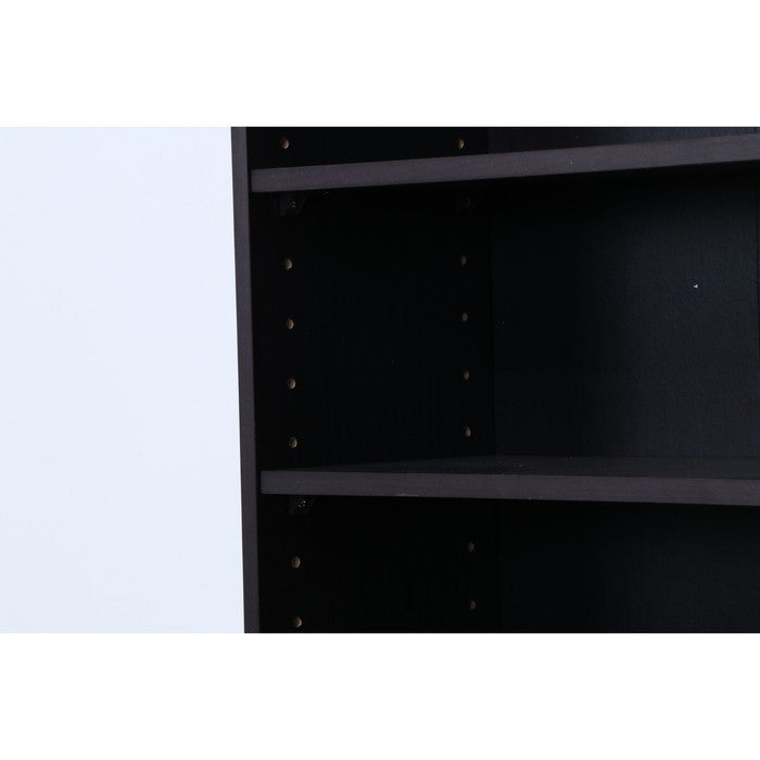 CD DVD BD ラック 収納 棚 ブラウン fj-97556の画像