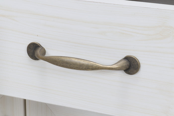 キッチンカウンター 120幅 ナチュラル × ホワイト 2016-0713-05 fj-97955の画像