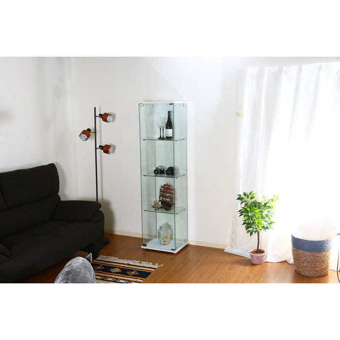 ガラスコレクションケース クリア 4段 TMG-G130 fj-98880の画像