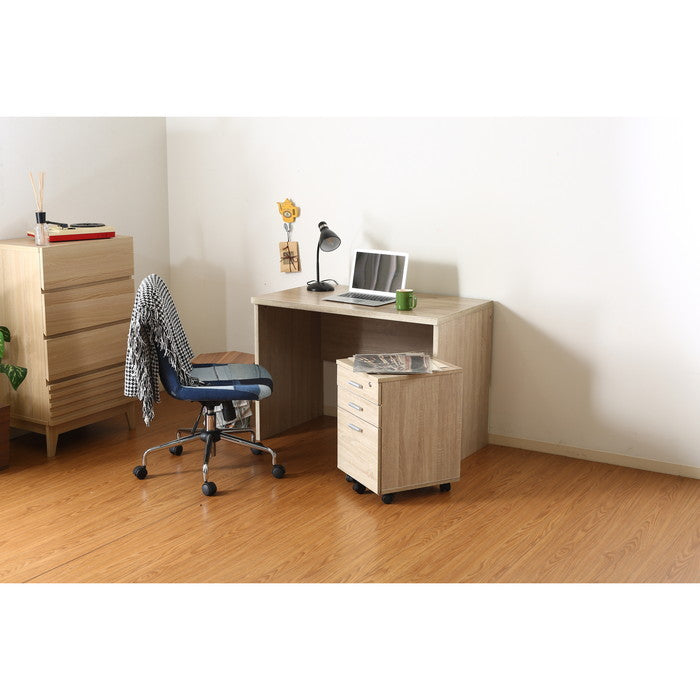 デスク2点セット ホワイトオーク fj-99256の画像