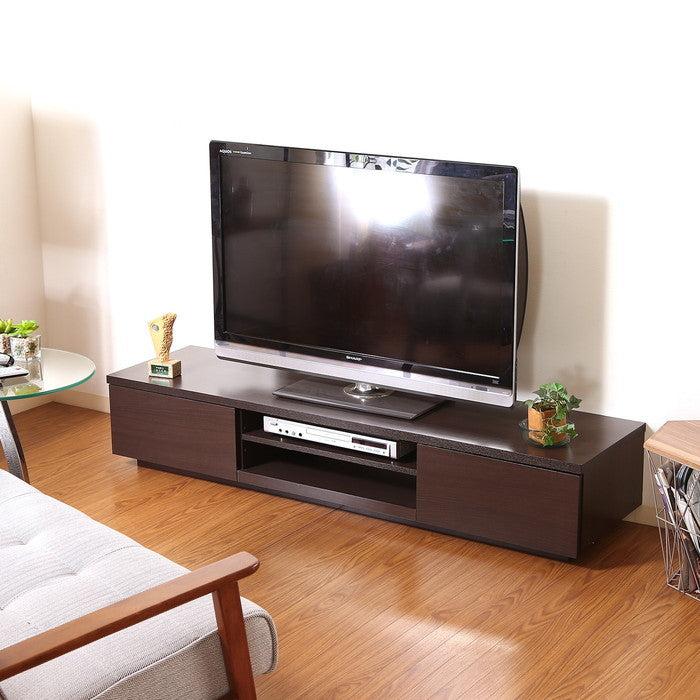 【大型配送】テレビ台 テレビボード ローボード TVボード TV台 150幅 ブラウン ブラウン 1500 ×385 ×280 fj-99265の画像