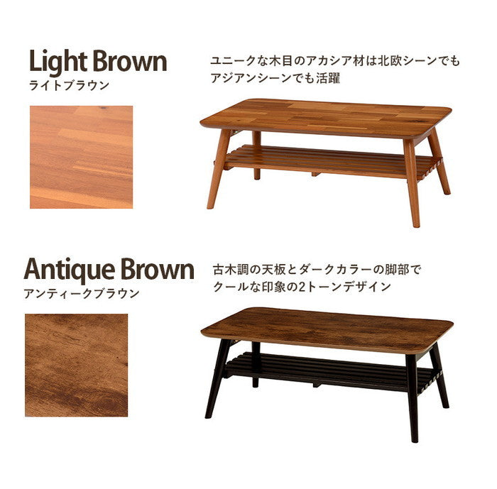 折れ脚テーブル MT-6921 幅90×奥行50×高さ35cm hgs-2090836600の画像