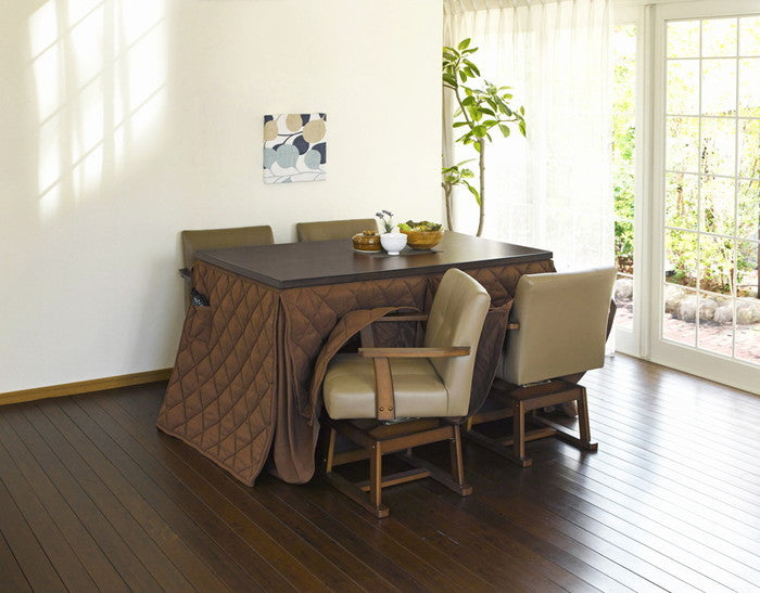 ハイタイプ薄掛け こたつ布団 コタツ 炬燵 布団 マロンFH80 幅80×奥行80×高さ70cm hgs-2090852300の画像