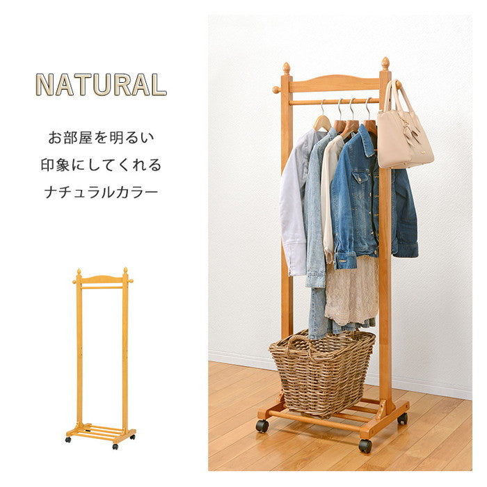 ハンガーラック VR-7237 幅60×奥行40×高さ154cm hgs-2090934200の画像