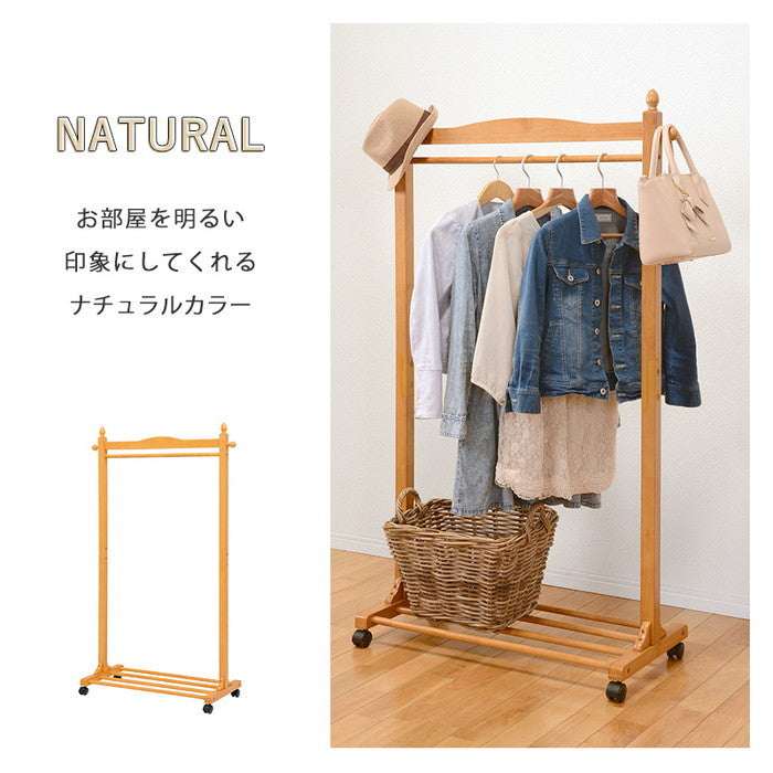 ハンガーラック VR-7238 幅90×奥行40×高さ154cm hgs-2090934500の画像