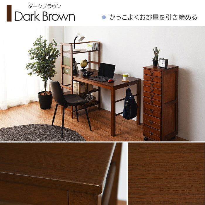 棚付デスク VD-7376 幅120×奥行62×高さ120cm hgs-2090948300の画像