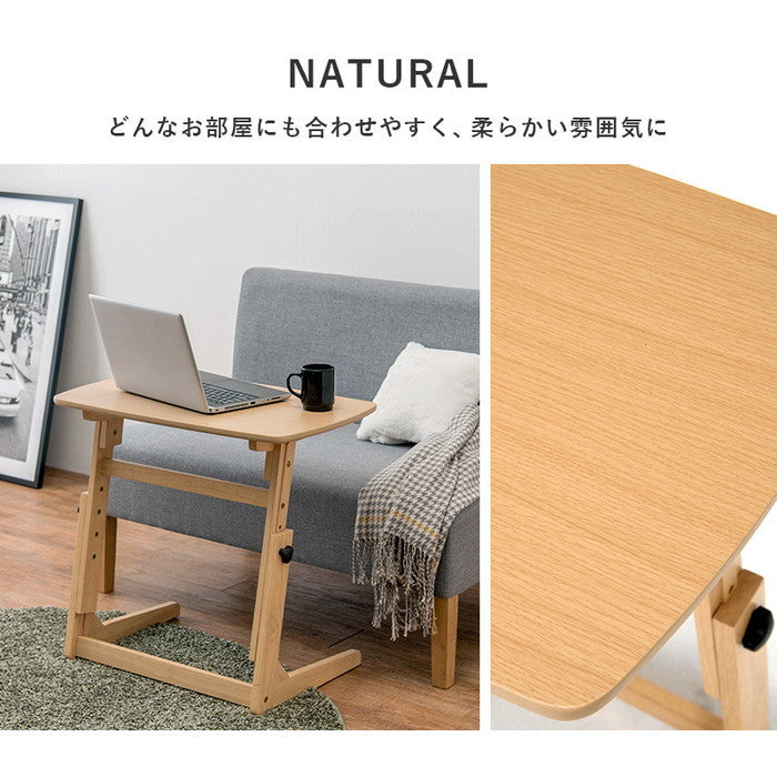 昇降テーブル VT-7973 幅65×奥行40×高さ55/60/65/70cm hgs-2090976800の画像