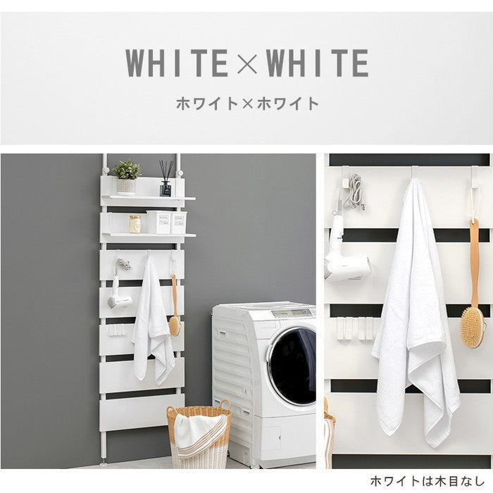 突っ張りウォールラック KTR-3147 幅60×奥行21.5×高さ200〜265cm hgs-2090977700の画像