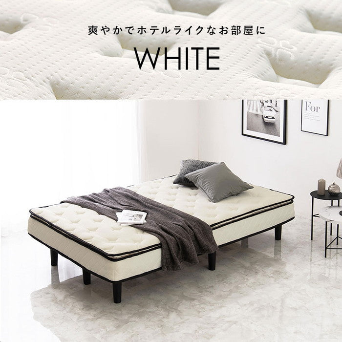 ポケットコイルマットレスベッド KMB-3108SD 幅120×奥行195×高さ46cm hgs-2090991400の画像