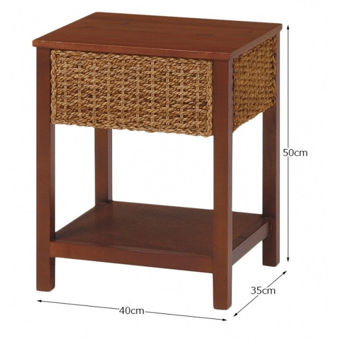 サイドテーブル RT-1982NA 幅40×奥行35×高さ50cm hgs-2101231900の画像