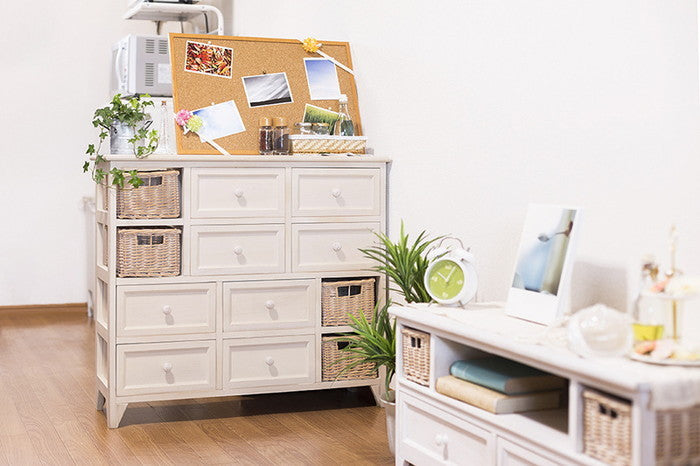 チェスト MCH-5217AW 幅85×奥行30×高さ75cm hgs-2101454400の画像