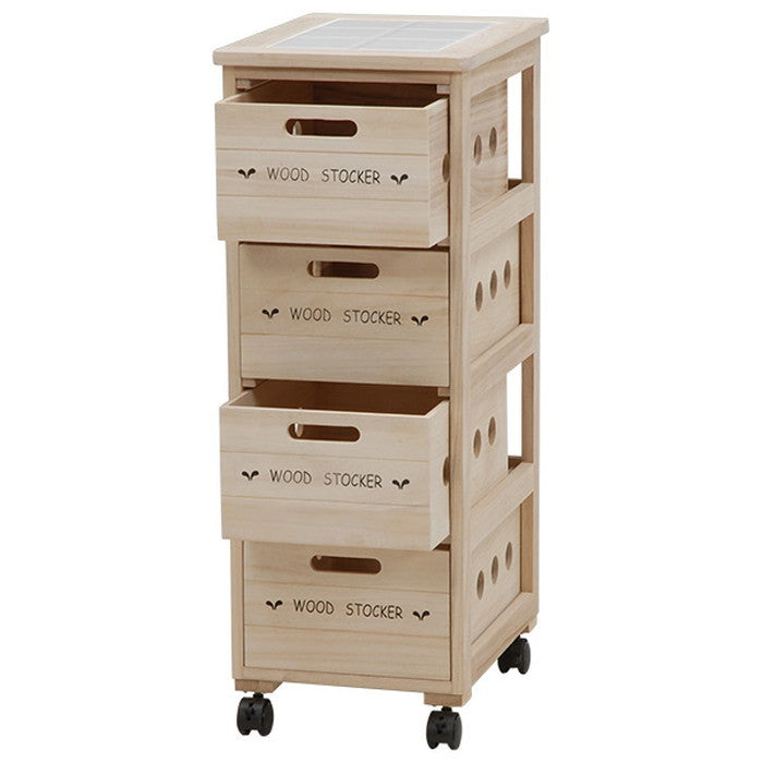 ストッカー MUD-6304 幅30×奥行40×高さ80.5cm hgs-2101486600の画像