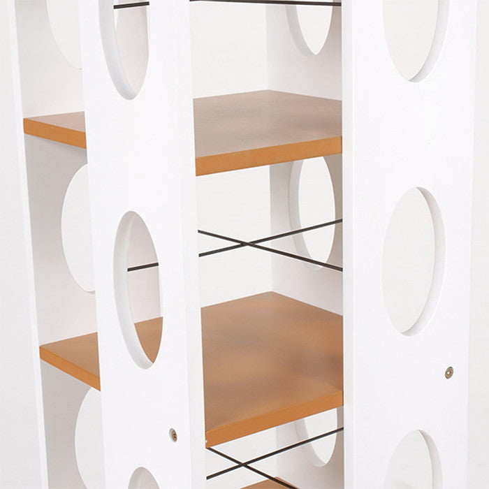 回転ラック MUD-7180 幅34×奥行34×高さ120cm hgs-2101492500の画像