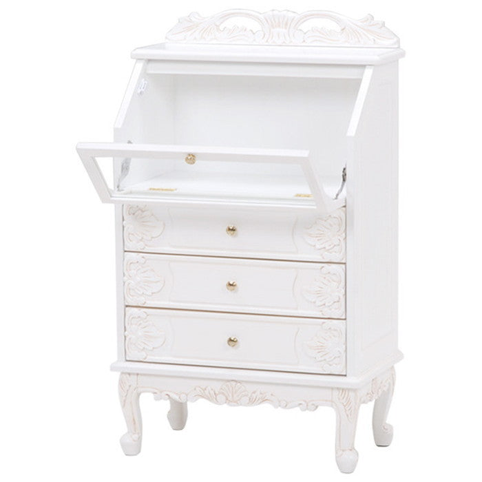 ガラスキャビネット RCC-1797AW 幅60×奥行35×高さ101cm hgs-2101499000の画像