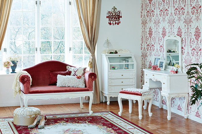 ガラスキャビネット RCC-1798AW 幅60×奥行35×高さ101cm hgs-2101499100の画像