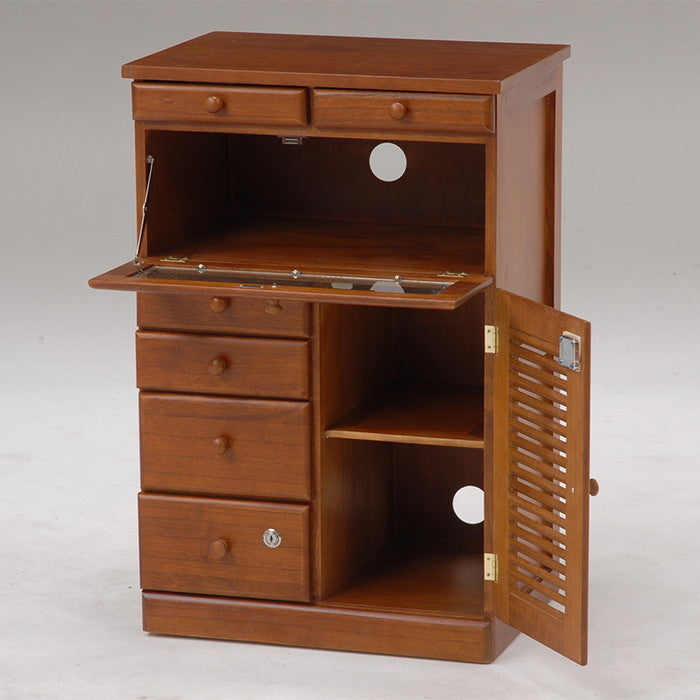 電話台 FAX台 ファックス台 キャビネット MFX-8200 幅52×奥行37×高さ79cm hgs-2101546000の画像