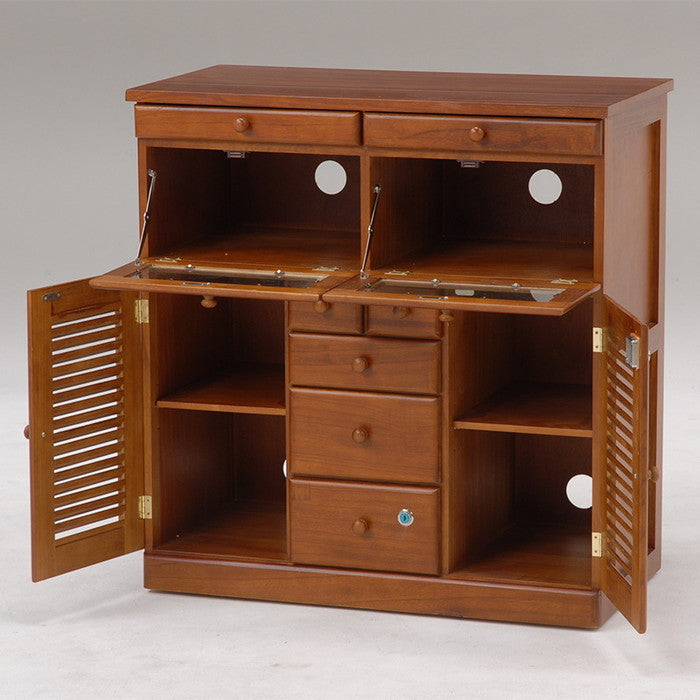 電話台 FAX台 ファックス台 キャビネット MFX-8201 幅76×奥行37×高さ79cm hgs-2101546200の画像