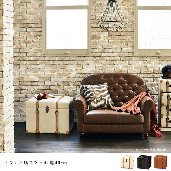 収納スツール MC-6000 幅40×奥行36×高さ41cm hgs-2101591200の画像