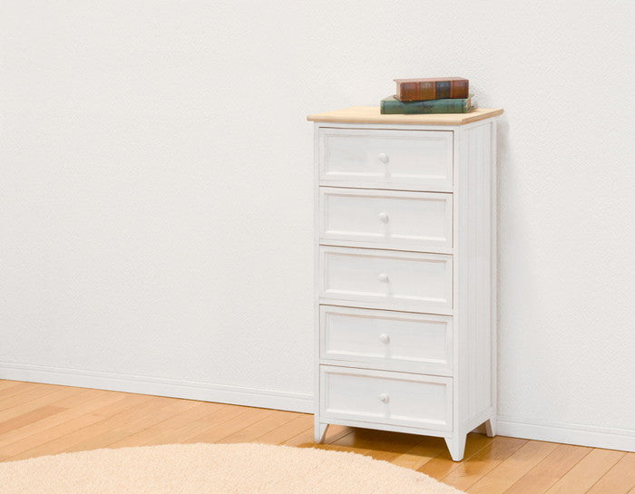 チェスト MCH-5275NAW 幅41×奥行31×高さ93cm hgs-2101654900の画像