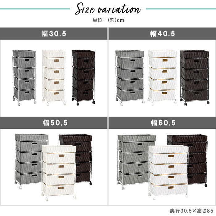 ランドリー RAN-2412 幅50.5×奥行30.5×高さ85cm hgs-2101774700の画像