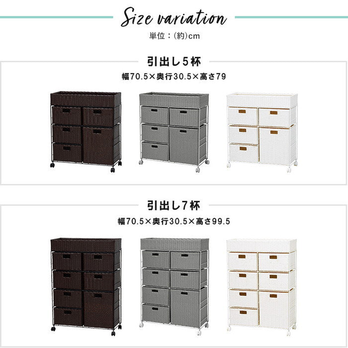 ランドリー RAN-2418 幅70×奥行30.5×高さ99.5cm hgs-2101776500の画像