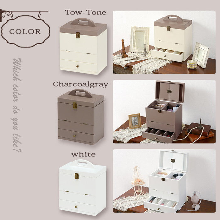 コスメボックス MUD-6740 幅27×奥行18×高さ35cm hgs-2101913700の画像