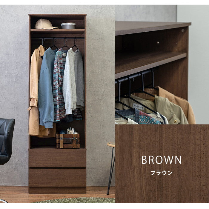 ワードローブ RKK-1621 幅60×奥行39.5×高さ181cm hgs-2101994900の画像