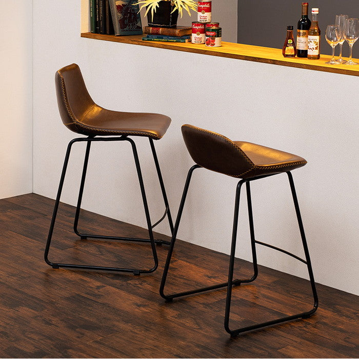 バーチェア LC-4536 幅48×奥行48.5×高さ75.5×座面高60cm hgs-2102051800の画像