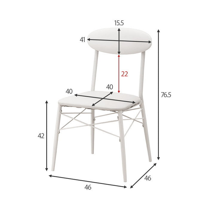 デスクチェアセット LDC-4658 デスク: 幅90×奥行50×高さ72cmチェア: 幅46×奥行46×高さ76.5×座面高42cm hgs-2102052900の画像