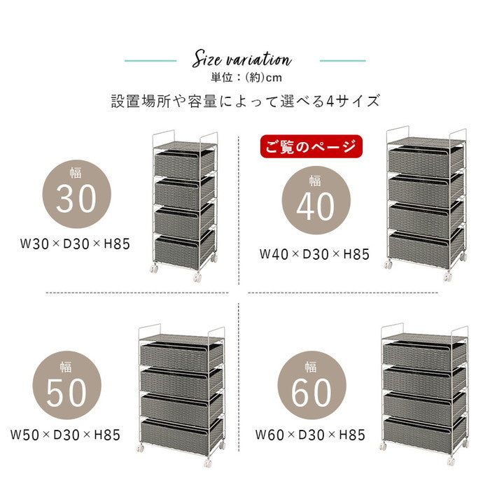 ランドリー RAN-2435 幅40×奥行30×高さ85cm hgs-3000000264の画像