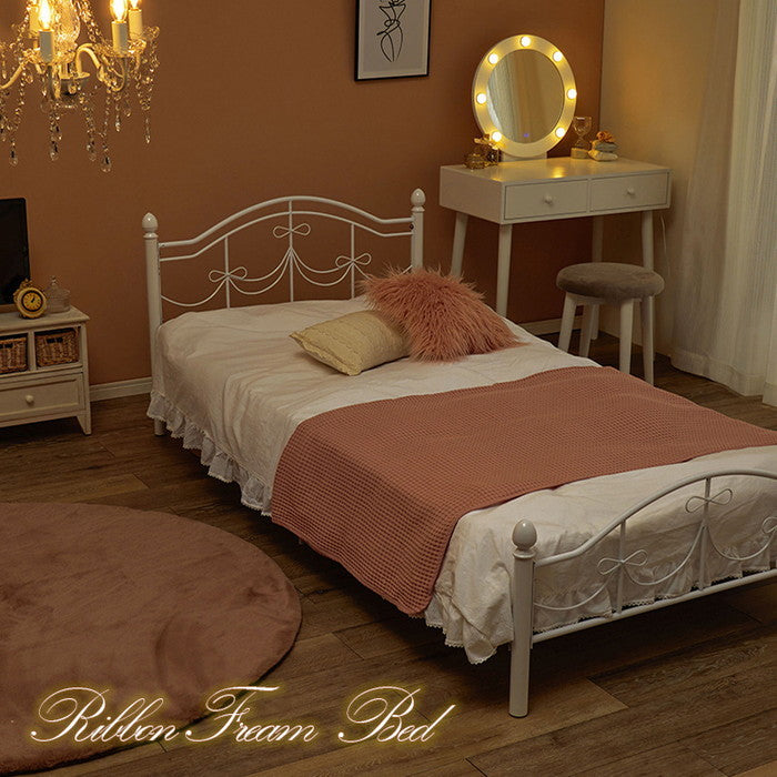 シングルベッド KH-3099S 幅100×奥行206×高さ74×床面高31/20cm hgs-3000000456の画像