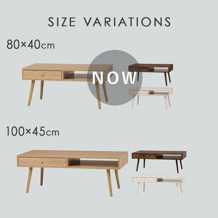 テーブル MT-6475 幅80×奥行40×高さ36.5cm hgs-3000000504の画像